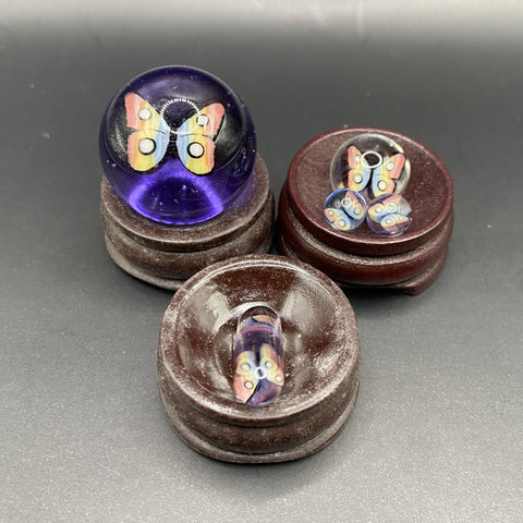 Butterfly Marble set (Violet) by @stevehglass